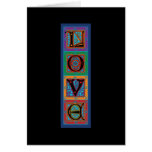 Love Word Greeting Card