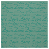 Love Word Print Fabric