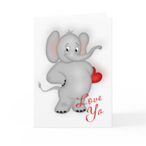 Love Ya Elephant cards by AJsGraphics Love Ya Elephant cards