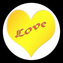 love yellow heart
