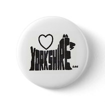LOVE YORKSHIRE BUTTON by dukesr LOVE YORKSHIRE BUTTON