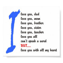 love you all poster autism posters by myautisticson love you all poster autism posters