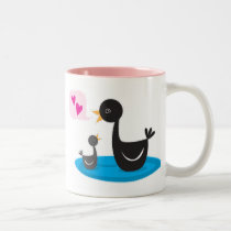 love you baby swan mugs