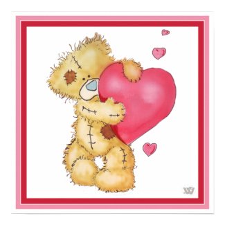 Love You Bear print
