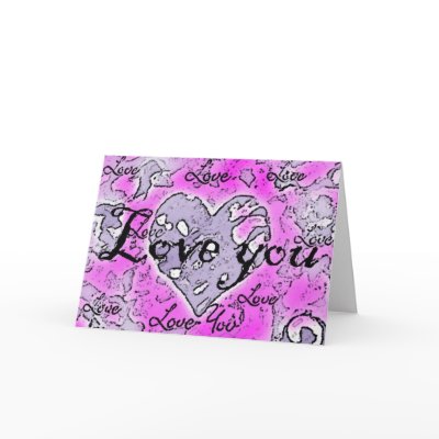 love you card by lissame73