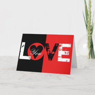 Love You Card card