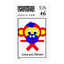 Love you Darwin Postage Stamp