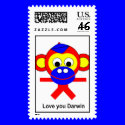 Love you Darwin postage