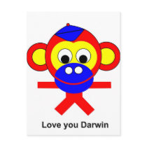 Love you Darwin postcards by lonvig Love you Darwin postcards