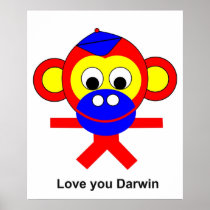 Love you Darwin Poster