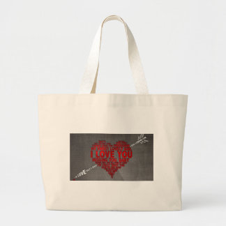 LOVE YOU DESIGN TOTE BAG