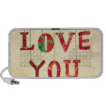 Love You doodle speaker