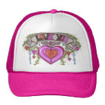 LOVE YOU Dripping Hearts Hat
