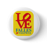 LOVE YOU FAIL YELLOW STAMP buttons