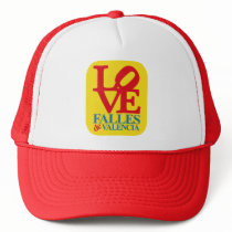 LOVE YOU FAIL YELLOW STAMP HAT