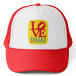 LOVE YOU FAIL YELLOW STAMP hats
