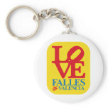 LOVE YOU FAIL YELLOW STAMP KEYCHAINS