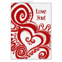 Love You! Heart Power Card