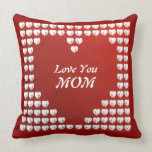 Love You Mom American Mojo Pillow pillows
