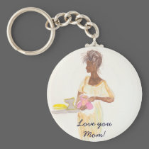 Love You Mom keychains