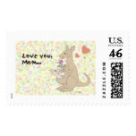 Love you, mom postage