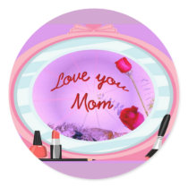 Love You Mom Sticker by elenaind Love You Mom Sticker