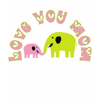Love You Mom T-shirts by zazzleproducts1