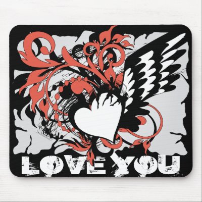 LOVE YOU_mousepad by VioDeSign