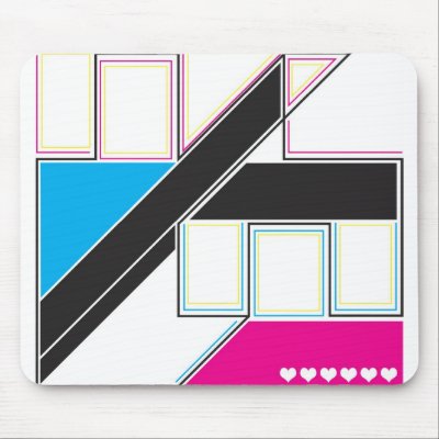 love you mouse mats by thingsdesign