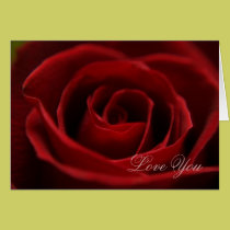 "Love You" Personalized Card cards
