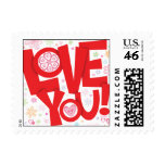 Love You! Postage stamp