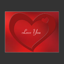 Love You Postcard