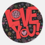 Love You! Stickers