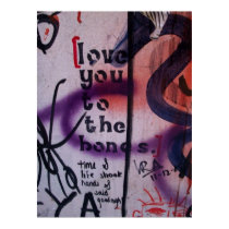 Love You To The Bones Poster posters