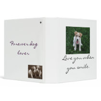 Love you when you smile. vinyl binders