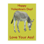 Love Your Ass Valentine's Day Postcard postcard
