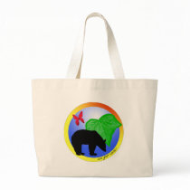 Love Your Earth Bear and Butterfly bags