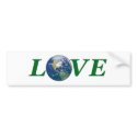 Love Your Earth bumper stickers by artogram Love Your Earth bumper stickers