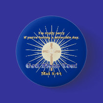 Love Your Enemies Button