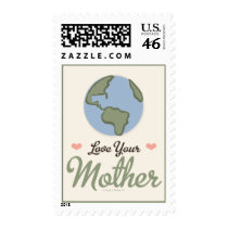 Love Your Mother Earth Postage Stamp