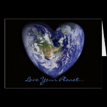 Love Your Planet Greeting Card cards
