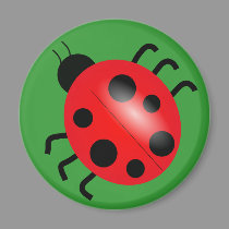 Loveable Ladybug magnets