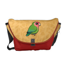 Lovebird Atractivo-hecho frente Bolsas De Mensajería
