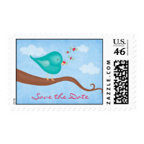 Lovebird gets Lovebug Postage postage