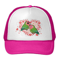 Lovebird Love Heart Trucker Hat