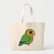 Lovebird Melocotón-hecho frente Naranja-hecho fren Bolsas