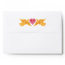 Lovebirds A7 envelope on Felt