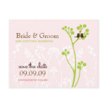 Lovebirds (Blush Pink) Save the Date Postcards