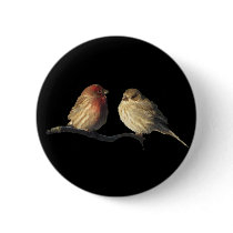 Lovebirds Buttons