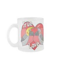 Lovebirds Cartoon Cockatiels mugs